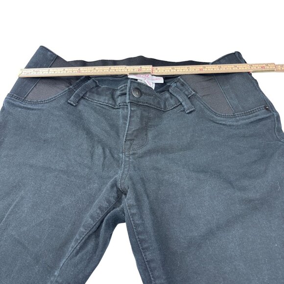 Isabel Maternity By Ingrid & Isabel Skinny Entubado Pants Size 6 Black Stretch D - Picture 8 of 11